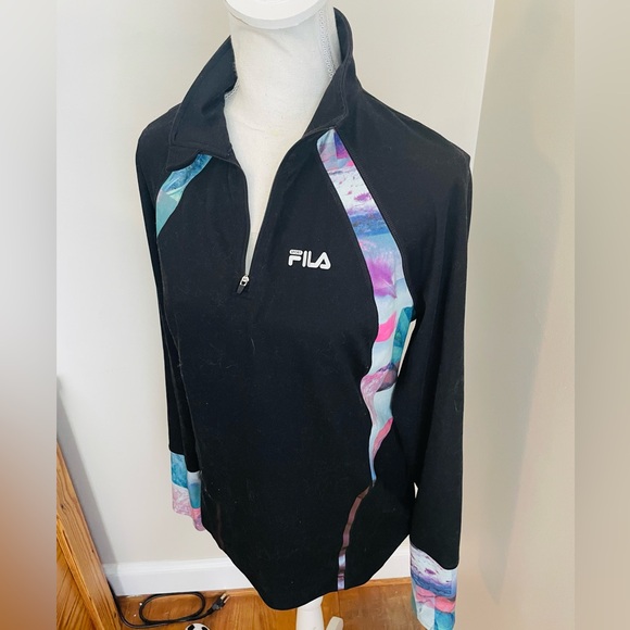FILA Sport Running Performance Quarter-zip Top - Picture 1 of 3